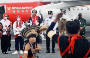Presiden Jokowi Dan Ibu Iriana Tiba Di Kepulauan Tanimbar