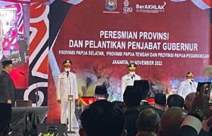 Tiga Daerah Otonom Baru (DOB) Resmi Di Papua