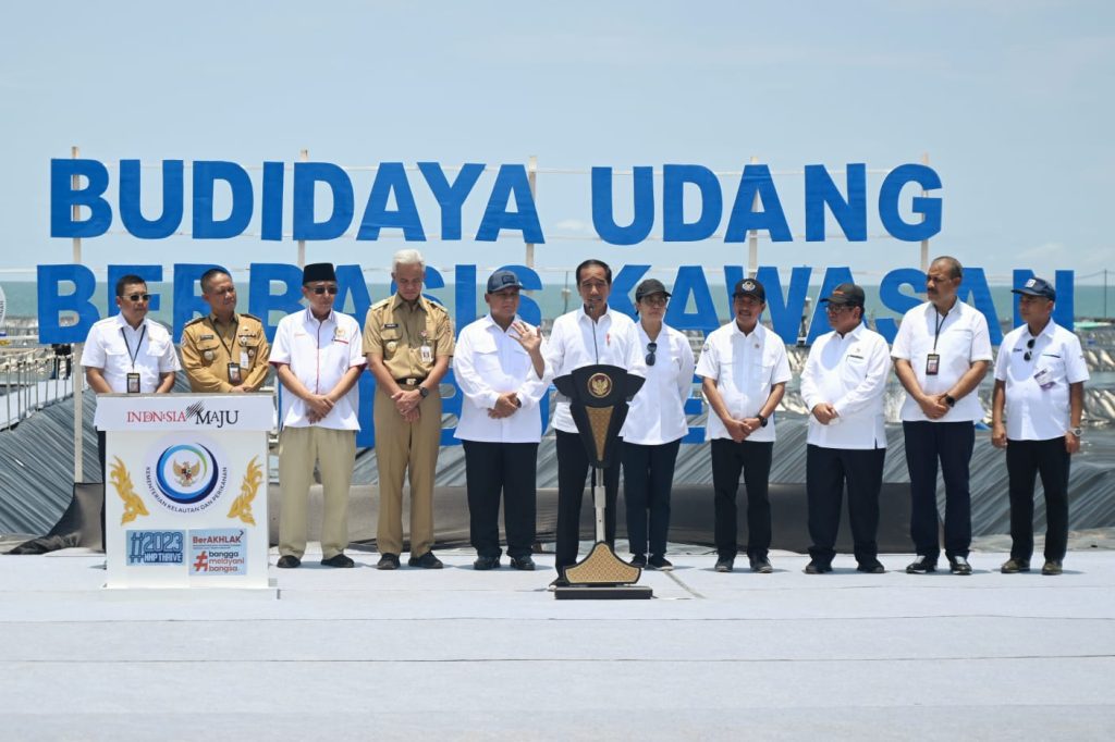 Presiden Lakukan Kunjungan ke Kebumen, Panen Raya dan Resmikan Tambak