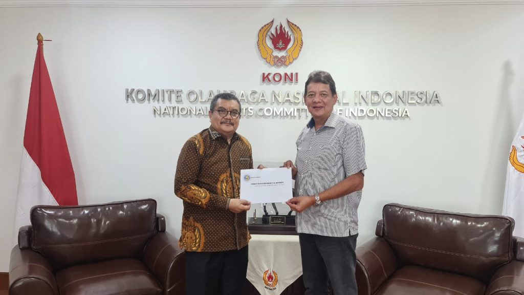 Audiensi SINMETA dengan KONI Pusat, Jalin Kerjasama Beberapa Program